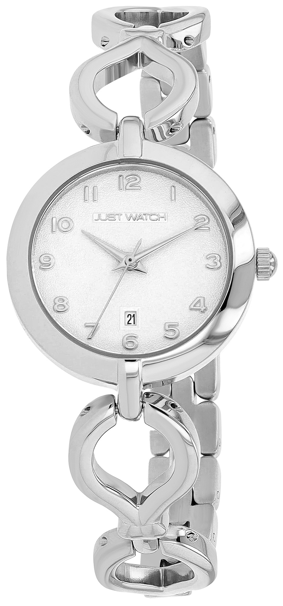 Just Watch Damenuhr "Hyla" mit Edelstahlband Ø 30 mm, silberfarben