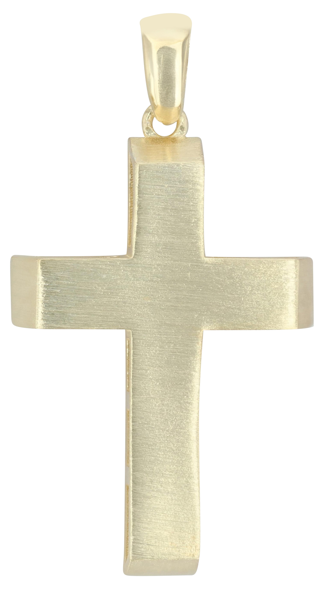 "Erin" 925/- Echt Silber Anhänger - Kreuz, vergoldet