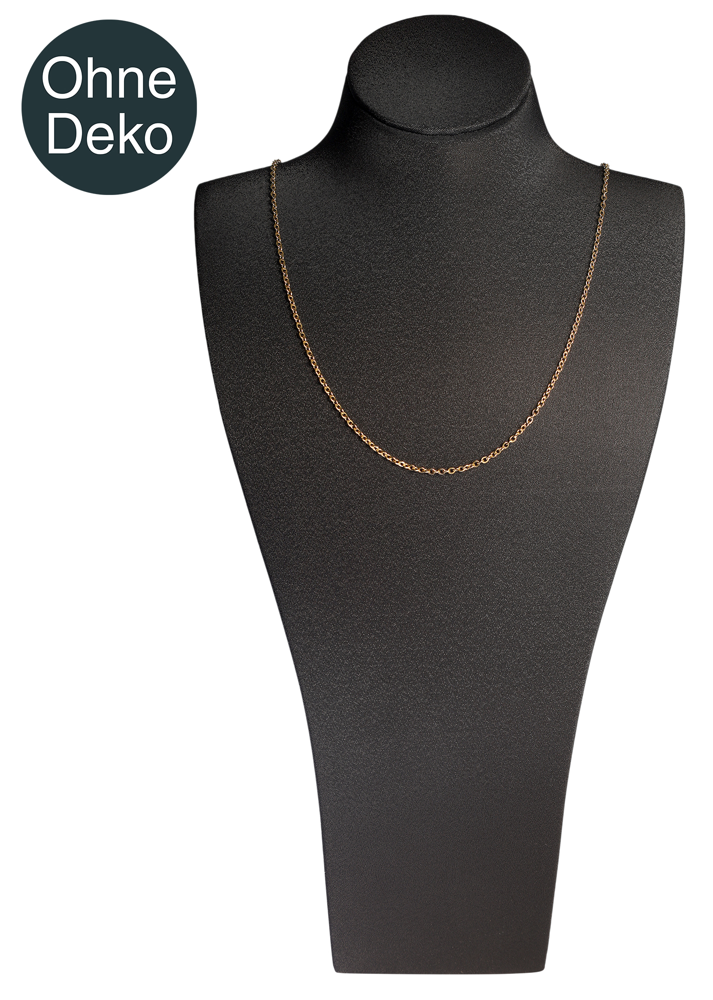 Borstbeeld (Soft decoratieserie), PU-bekleed, 26,5 cm, zwart