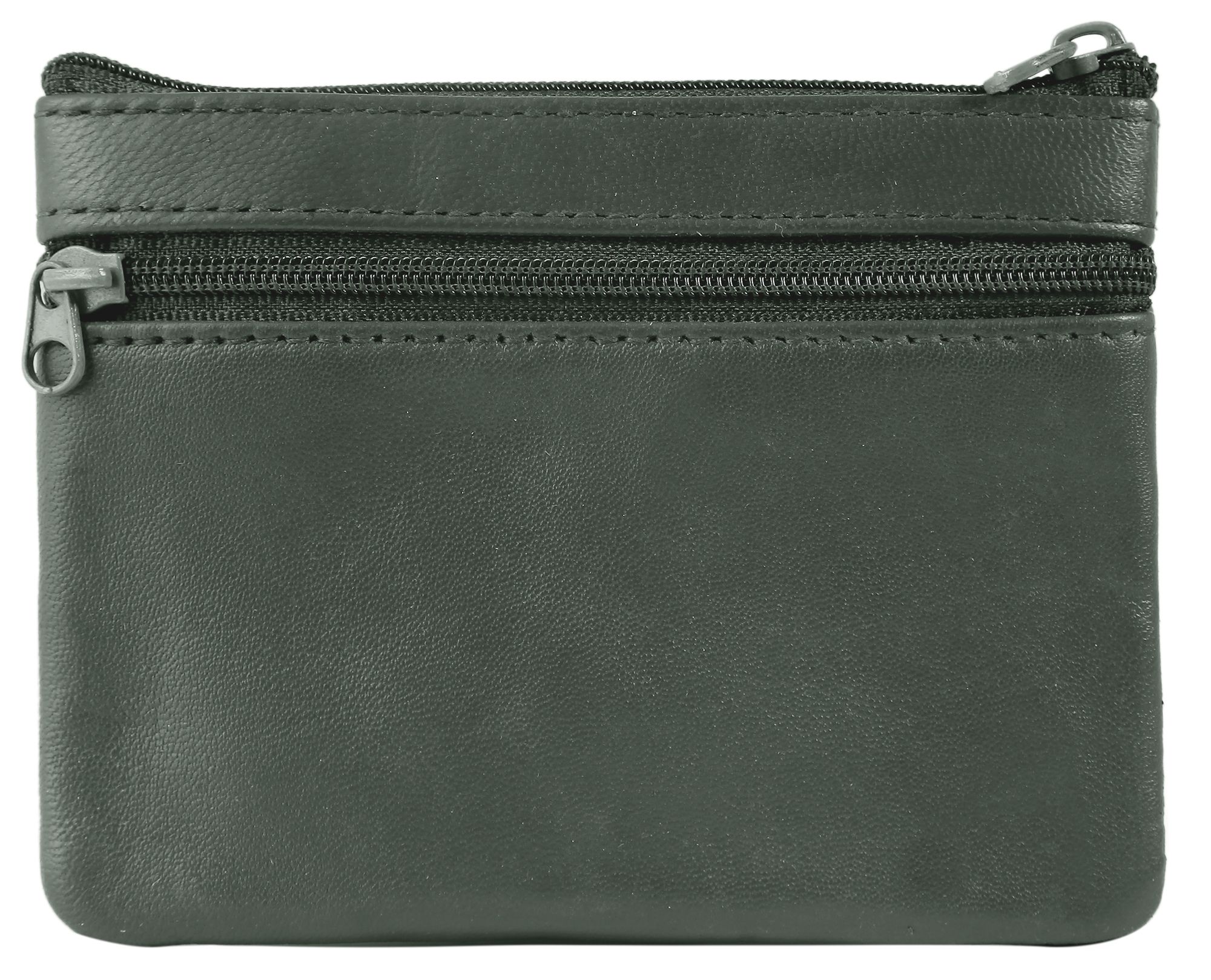 Leonardo Verrelli sleuteletui van echt leer, donkergroen