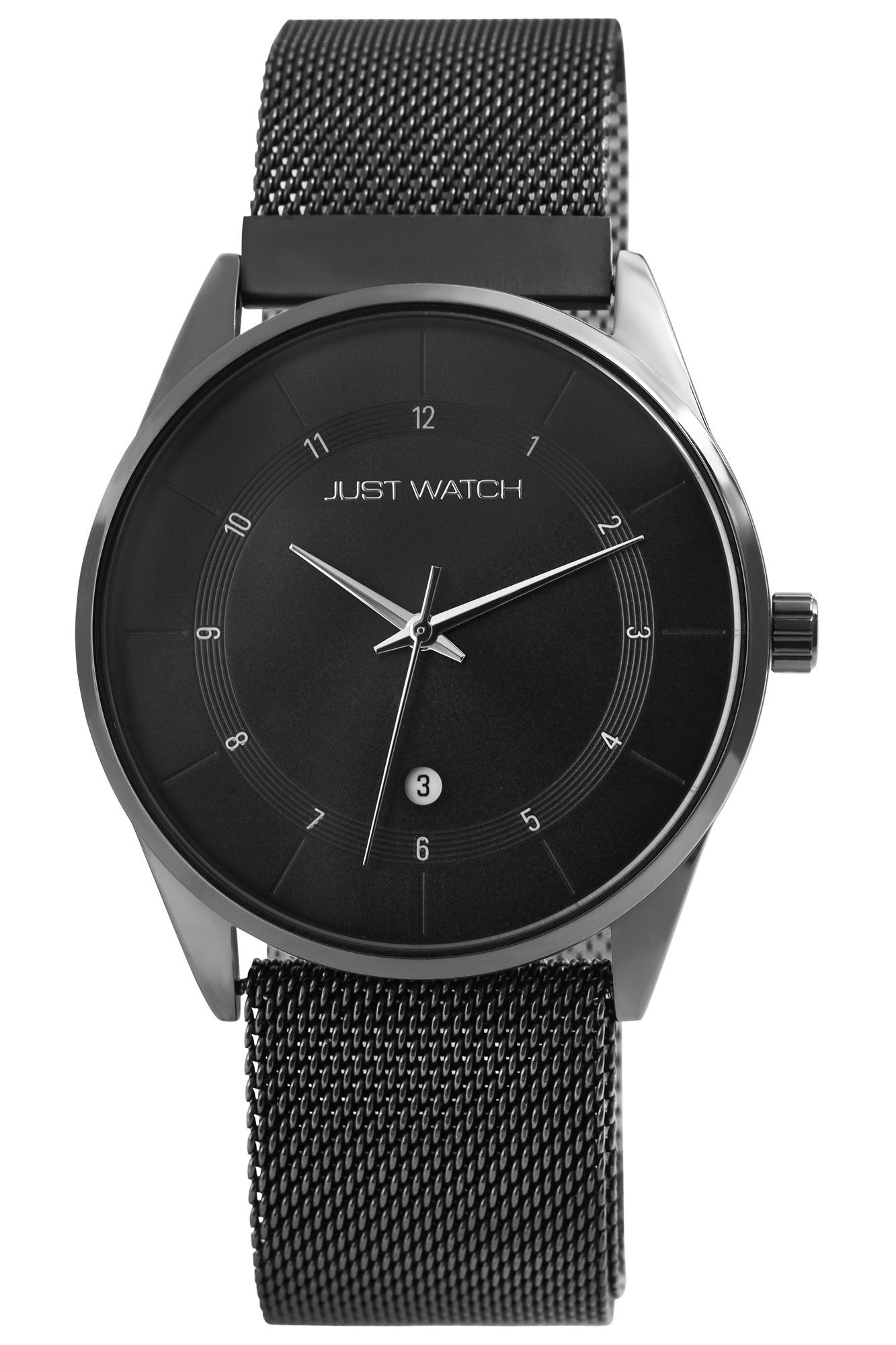 Just Watch herenhorloge met roestvrijstalen magnetische armband