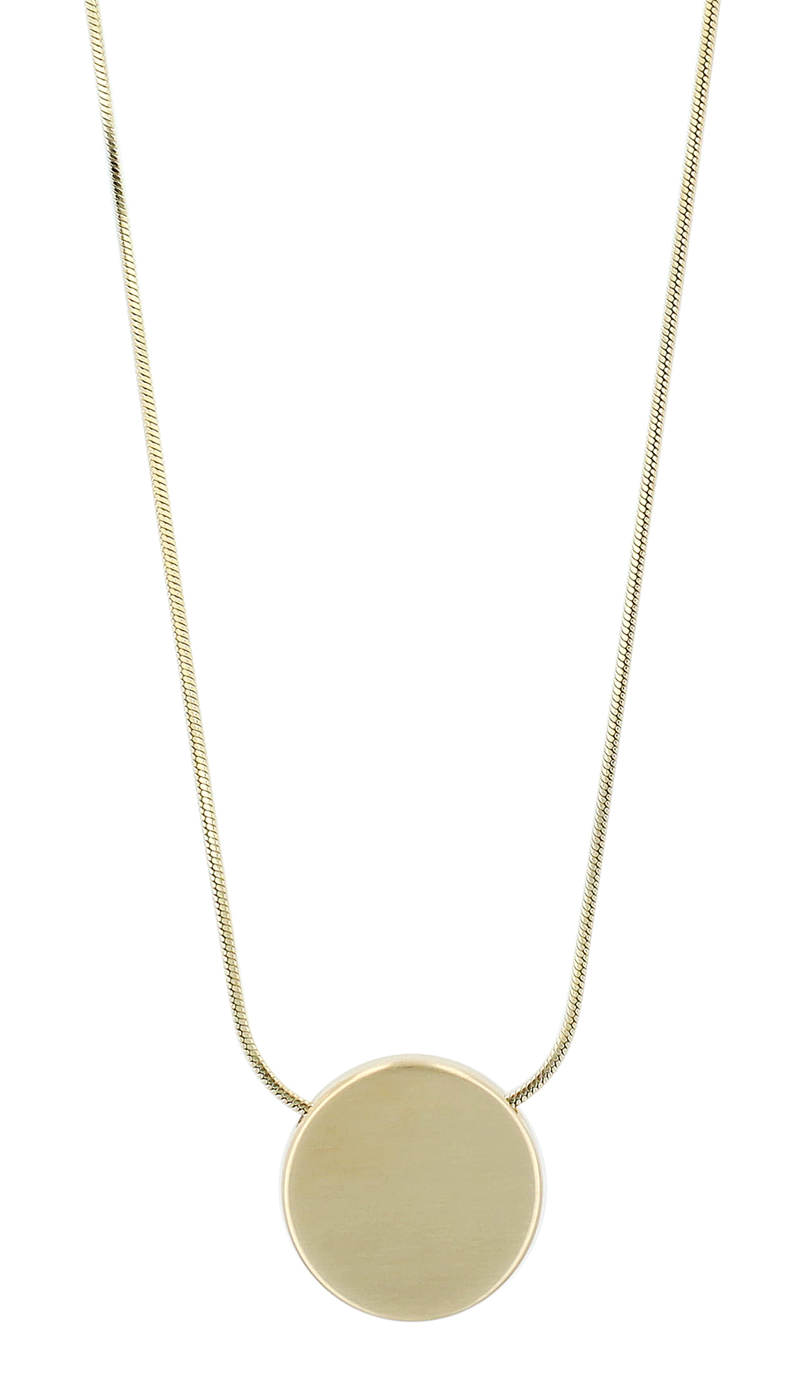 "Abina" roestvrijstalen ketting met graveerplaatje, 42 + 5 cm