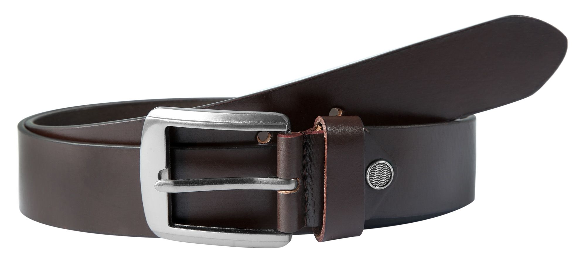 Leonardo Verrelli riem echt leer, inkortbaar, bruin, 90 cm