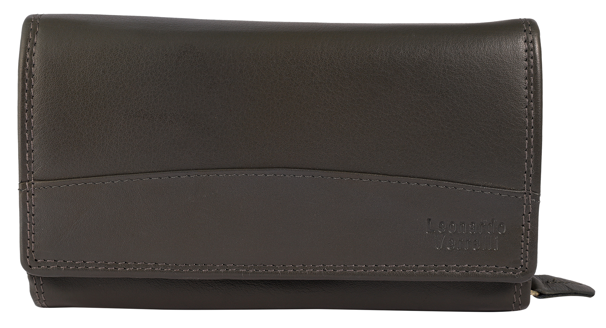 Leonardo Verrelli Geldbörse in dunkelgrau