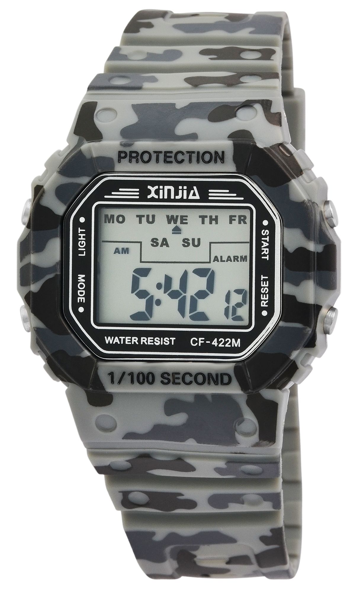 XINJIA herenhorloge met siliconen band