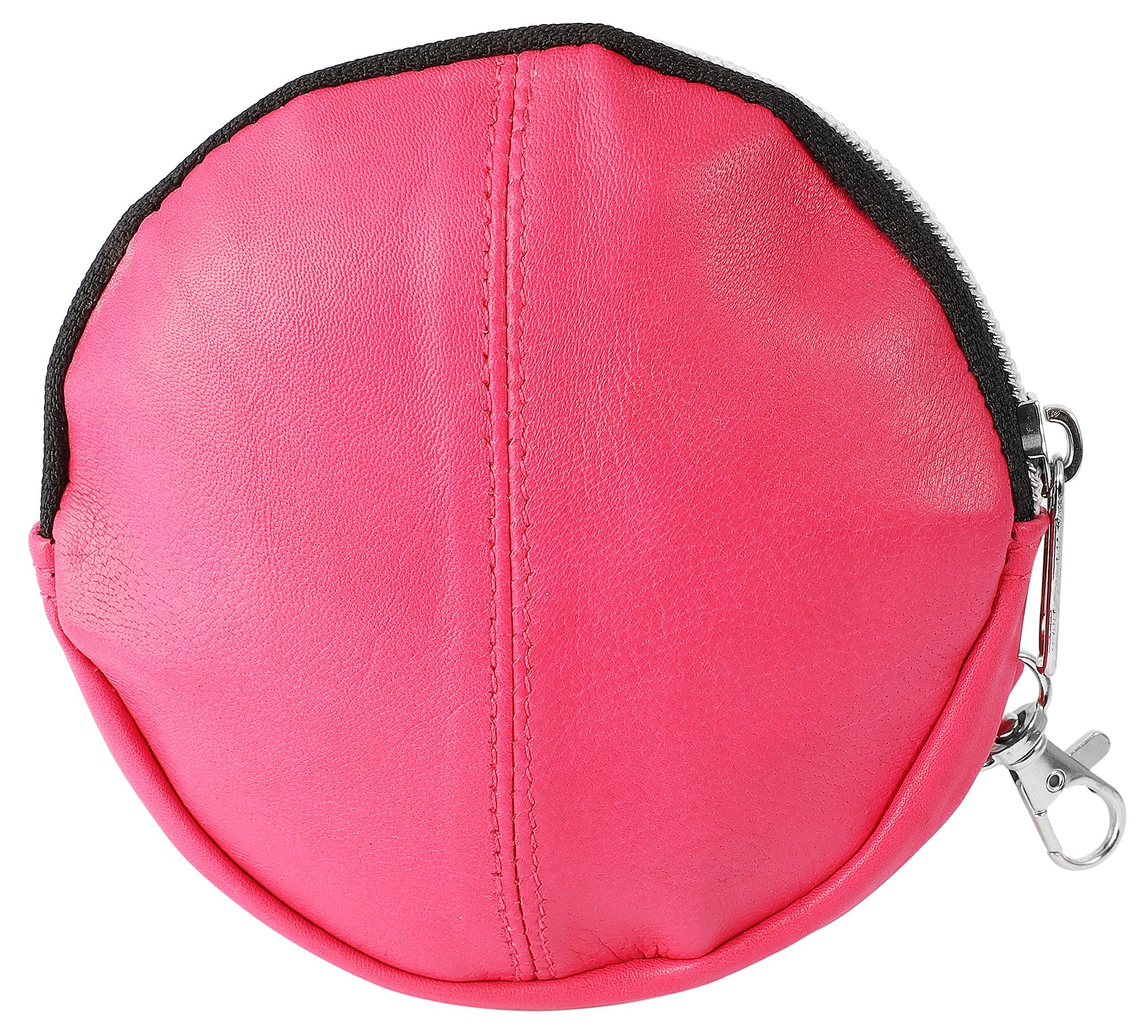 Mini portemonnee, rond, roze