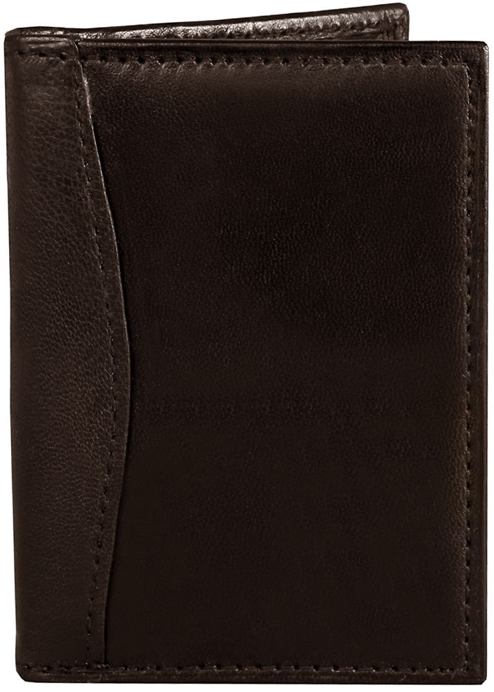 Steinmeister echt lederen kaarthouder, staand formaat, bruin