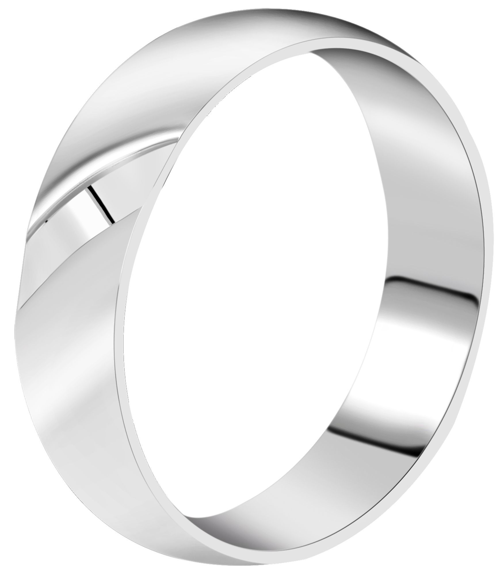 "Glory Fever" Herren-Partnerring, Akzent, Edelstahl, silberfarben, Gr 64